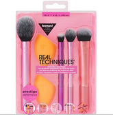 Real Techniques Everyday Essentials Makeup Brush Set with Miracle Complexion