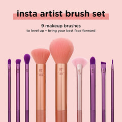 REAL TECHNIQUES Insta Artist Long Lasting & Lightweight Makeup Brush Set *NEW*