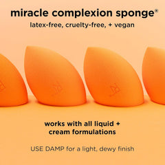Real Techniques 1553M Miracle Complexion Sponges, 4 Units Pack
