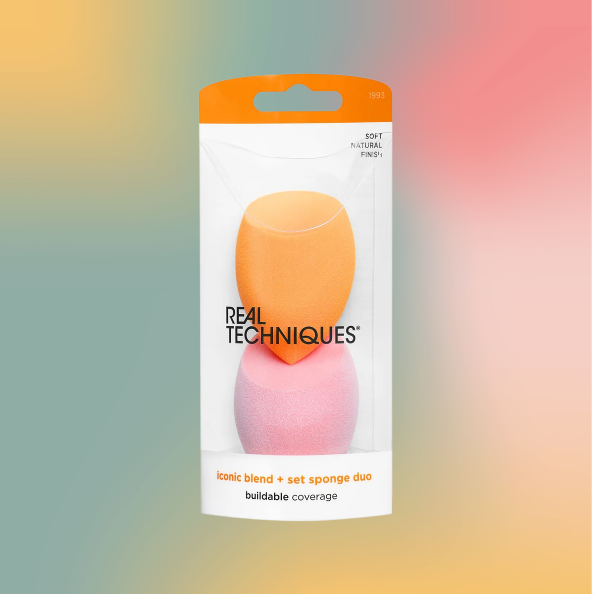 Real Techniques Iconic Blend + Set Sponge Duo Buildable Courage, RT-1993