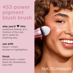 Real Techniques Power Pigment Blush Makeup Brush RT-453 / 0129