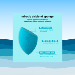Real Techniques Miracle Airblend Sponge Duo, Medium to Full Coverage RT-4318