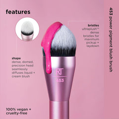 Real Techniques Power Pigment Blush Makeup Brush RT-453 / 0129