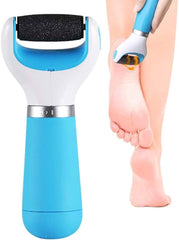 Velvet Smooth Pedi Diamond Crystals Electric Foot File Hard Skin Remover-Blue Brush Manicure Lightweight