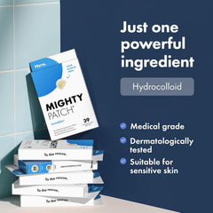 Hero Mighty Patch Invisible Hydrocolloid Patches Pack of 39