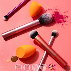 Real Techniques Everyday Essentials Makeup Brush Set with Miracle Complexion